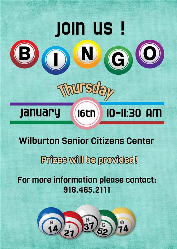 Senior Citizens Bingo