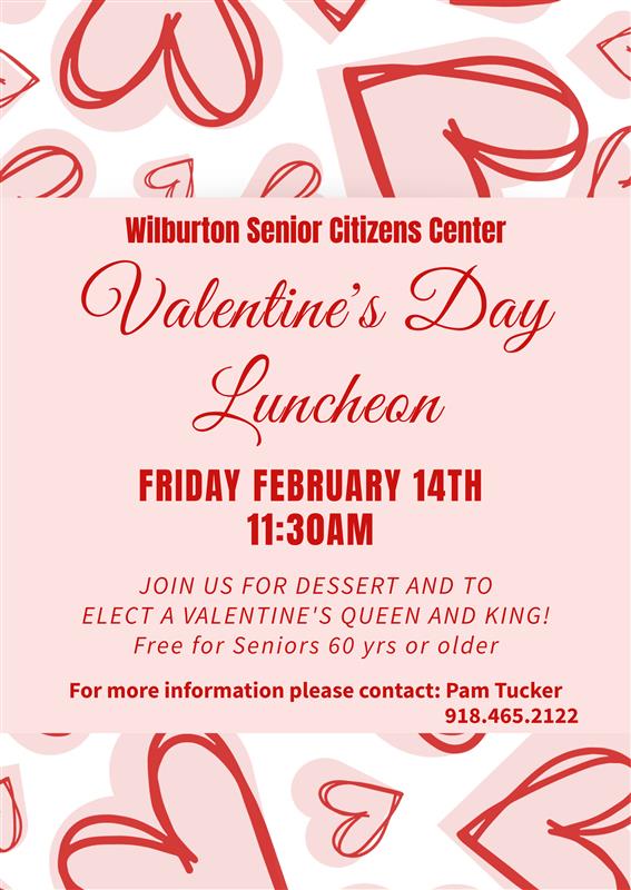 Senior Citizens Center Valentine's Day Luncheon