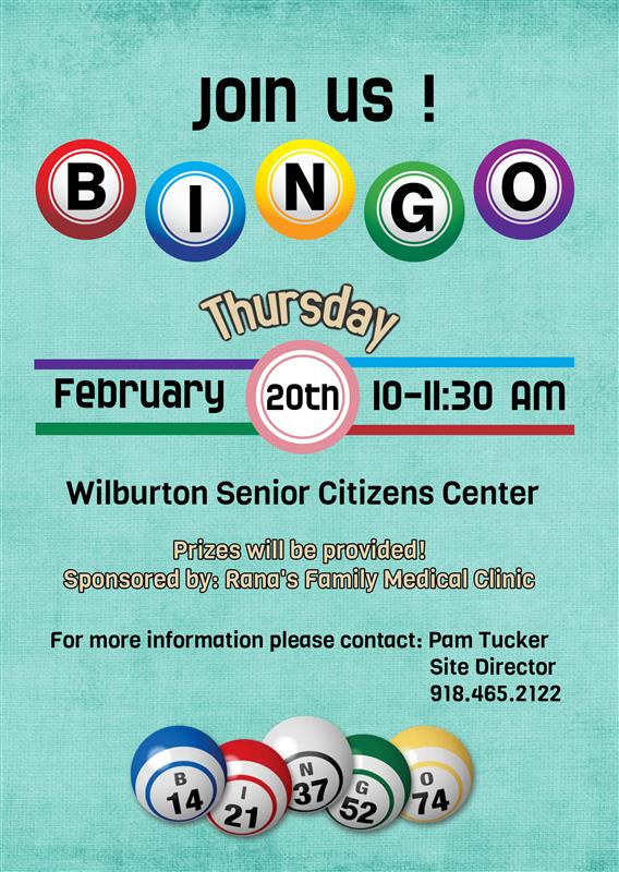 Senior Citizen Center - Bingo